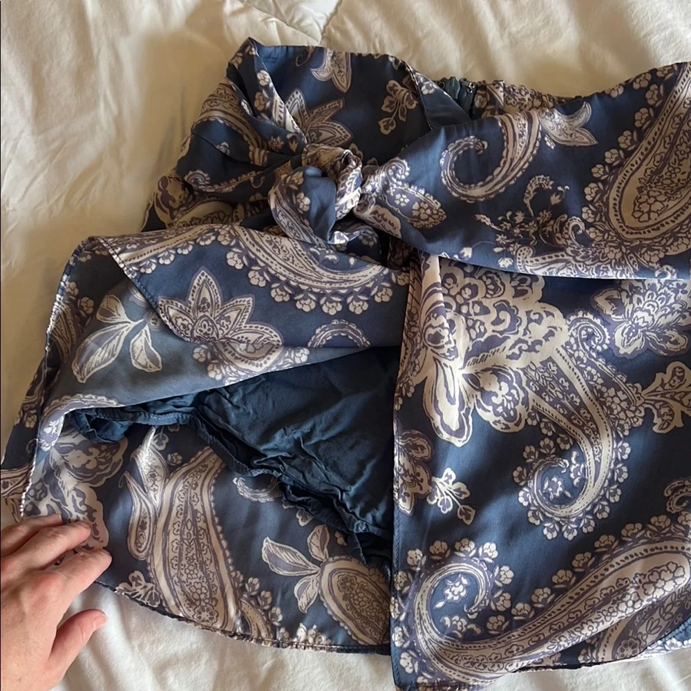 Mustard Seed Floral Blue Dress - Picture 3 of 4